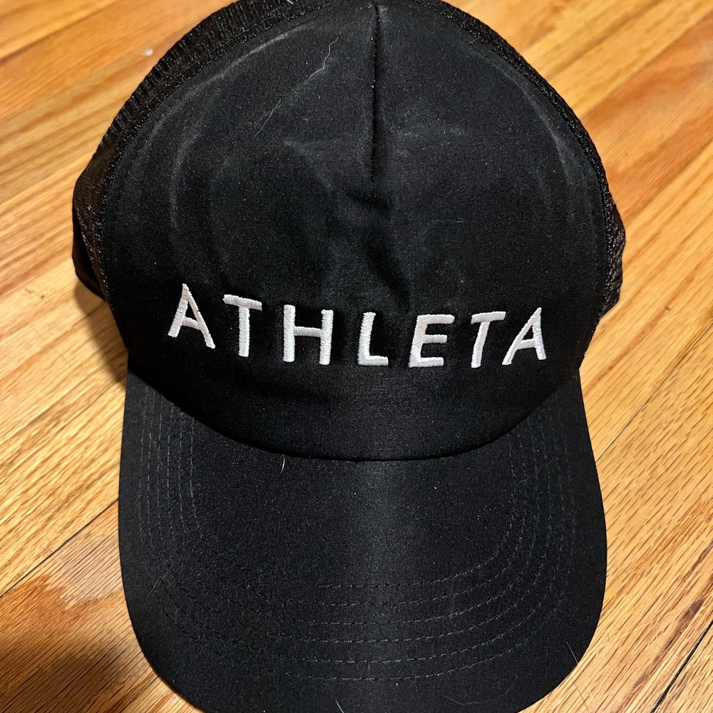 Athleta Black Mesh Cap